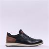 Rieker Men Rudi Elasticated Lace Shoe - Black Tan